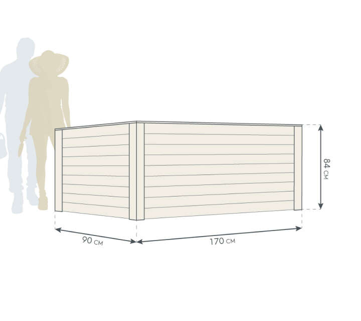 WESTMANN Hochbeet Klassik